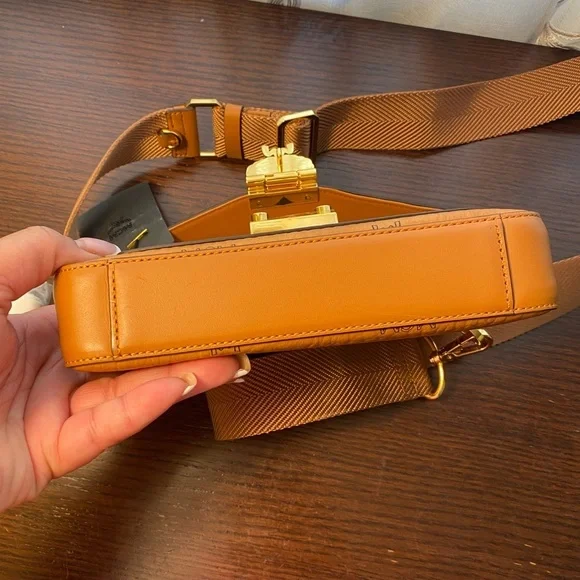 MCM Millie Visetos Small Crossbody, NEW - Picture 8 of 8